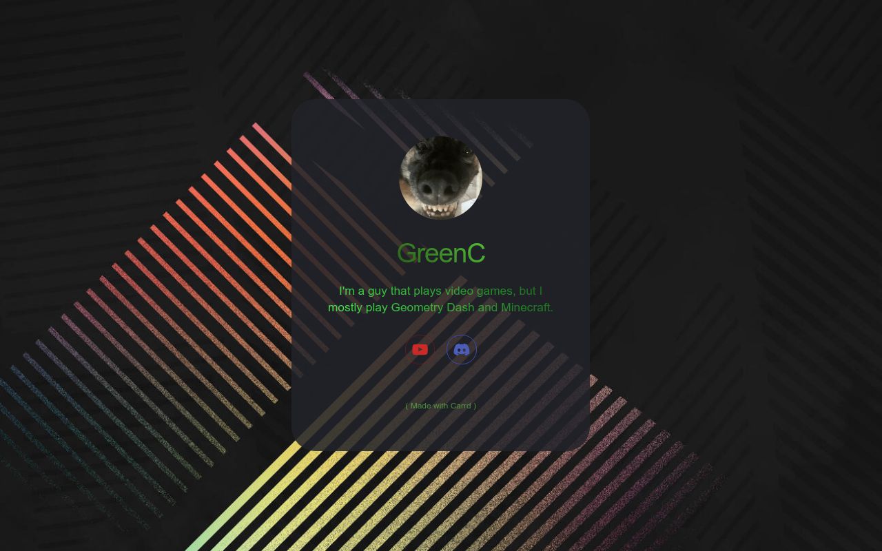 Carrd profile picture for @greenc